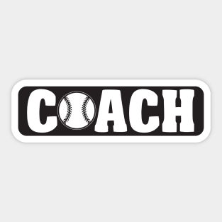 Baseball Coach Sticker